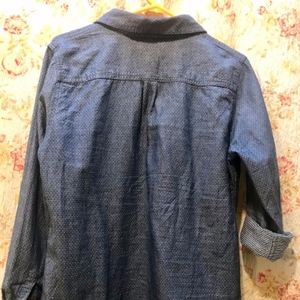 Toms Tops - TOM's Polka Dotted Denim Shirt Toms Tops - TOM's Polka Dotted Denim Shirt